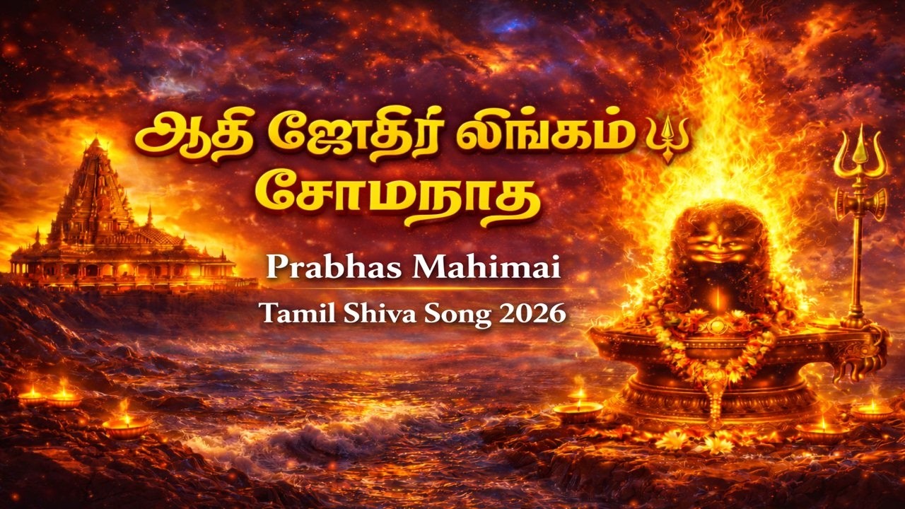 ஆதி ஜோதிர் லிங்கம் சோமநாதா 🔱 | Aadi Jyotirlinga Somanatha | Prabhas Mahimai | Tamil Shiva Song 2026