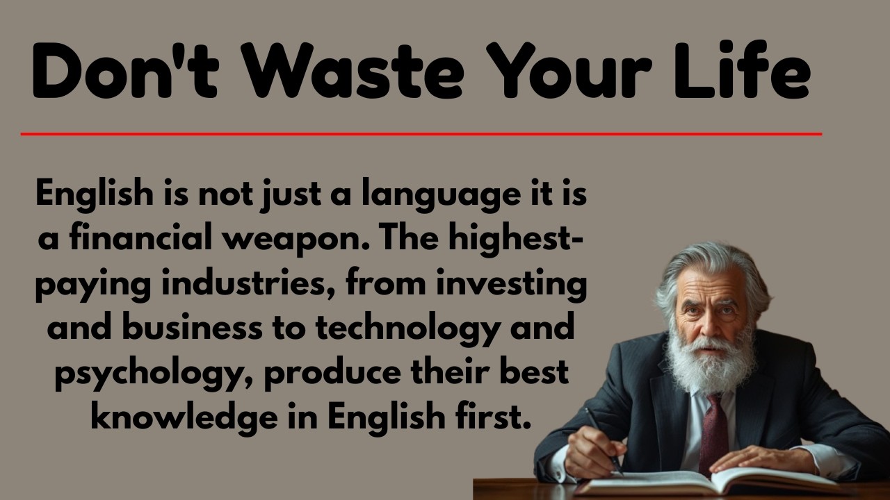One Skill Can Change Your Entire Life | Learn English Through Motivation 🔥 | Listening Practice✅️