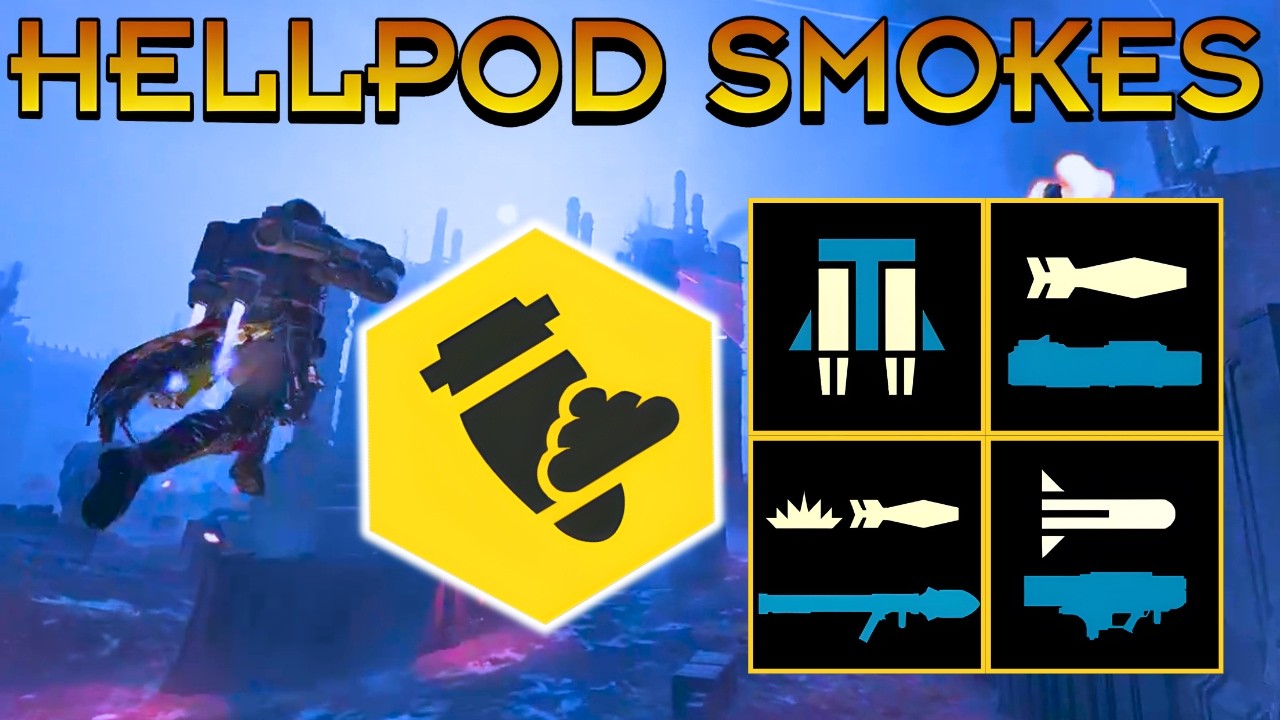 Helldivers 2 - SMOKE BOOSTER with Expendables loadout is AMAZING