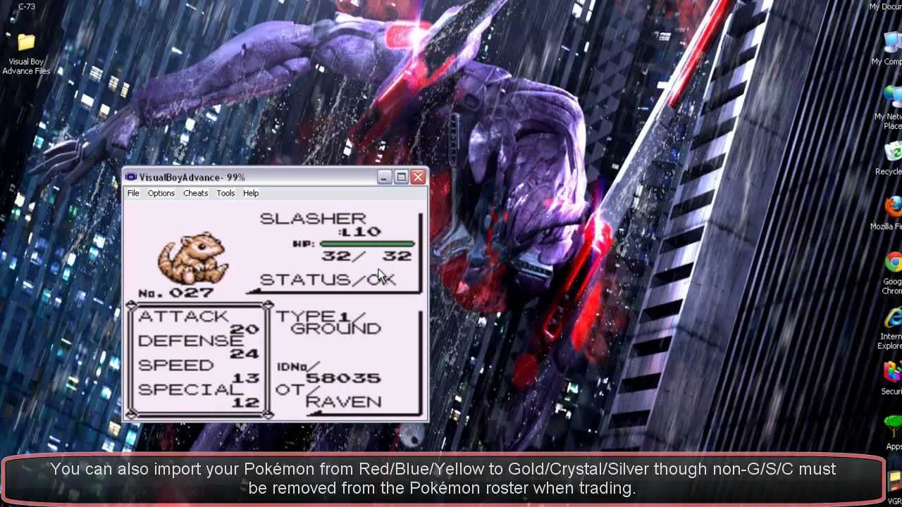 How to trade Pok&eacute;mon using TGB Dual