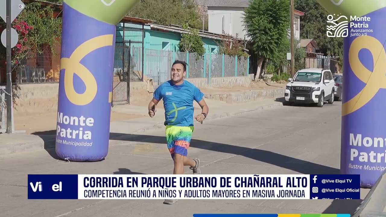 NOTA Chañaral Alto vivió masiva corrida familiar en su Parque Urbano