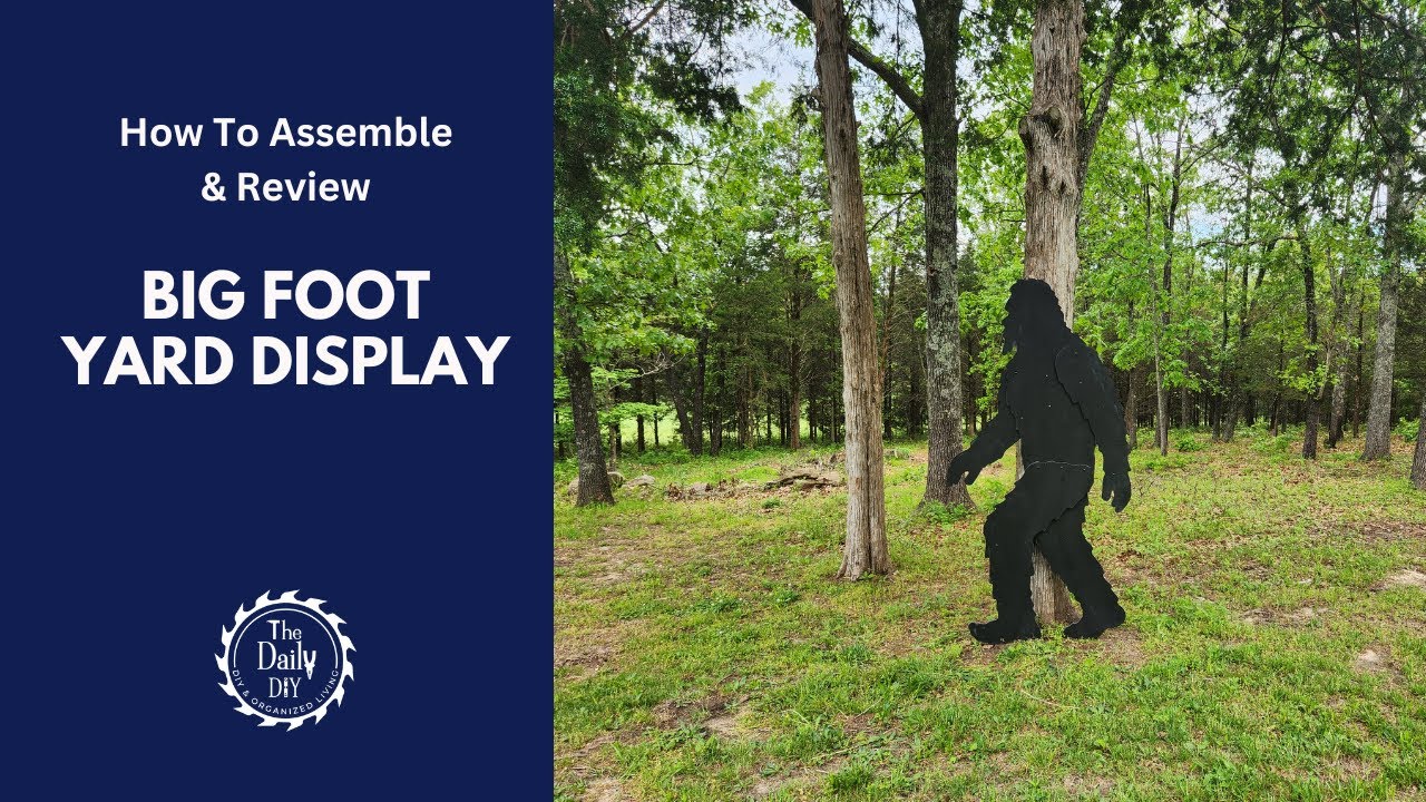 Large 7 Foot Tall BigFoot Display For Your Yard