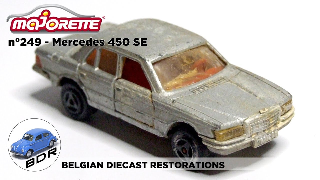 Majorette № 249 - Литая реставрация Mercedes 450 SE