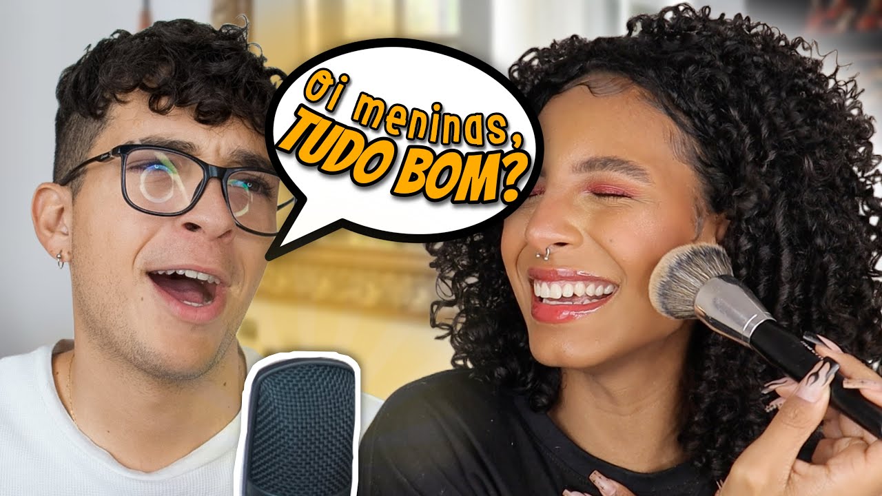 NAMORADO NARRANDO MAQUIAGEM!! *MUITO ENGRAÇADO* ft. Deni