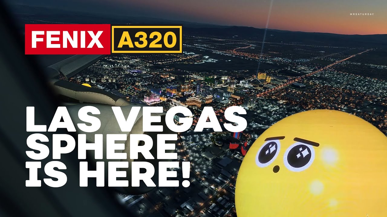 Gorgeous Departure Out Of Las Vegas | The Sphere Is Here! | MSFS