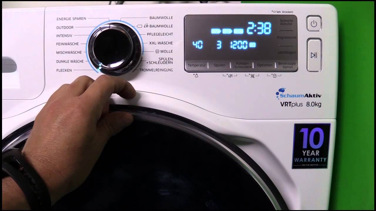 Samsung WW80H7600EW/EG - Waschmaschine / A+++ A / 1600 UpM / 8 kg / BlueCrystal