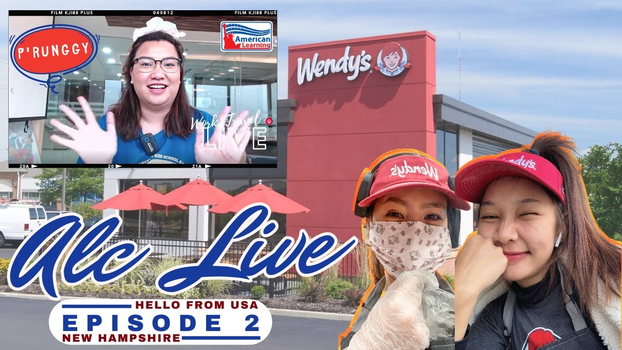 Work and Travel Live EP2 : Wendy's Restaurant NH | ALC