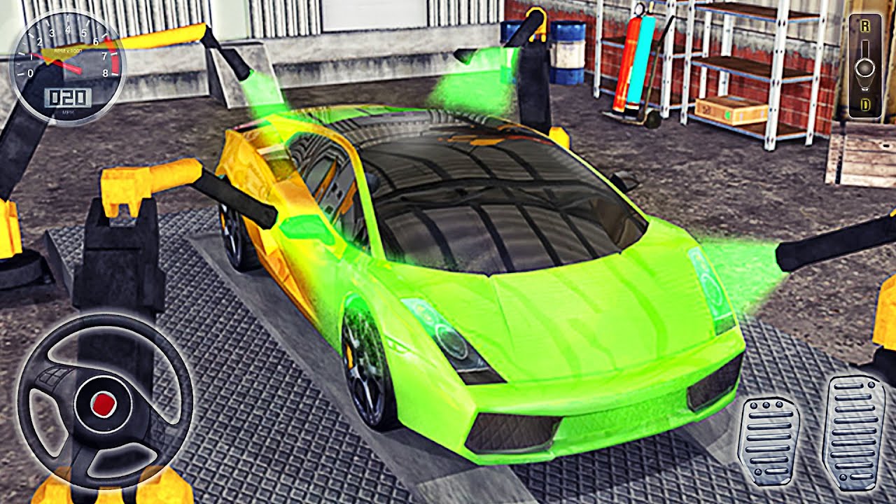 New Car Wash Garage Workshop - City Mechanic Service Simulator - Best Android GamePlay