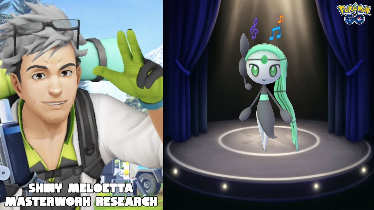 Shiny Meloetta Masterwork Research Walkthrough in Pokemon GO!