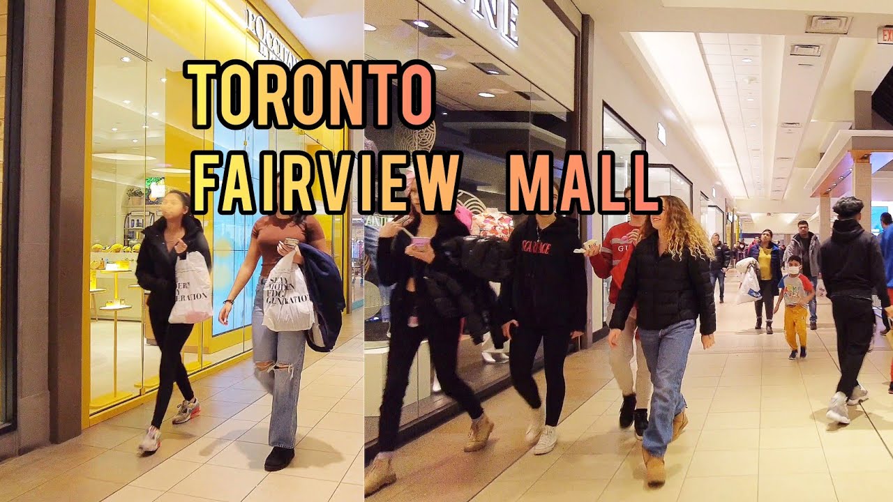 Fairview Mall, Walking Tour Shopping Centre Mall, Toronto Canada