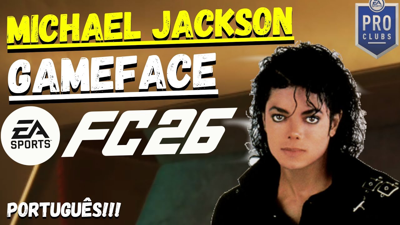 [Português] Como fazer o Michael Jackson perfeito no EA FC 26 (Game Face completa) ⚽🔥 #02