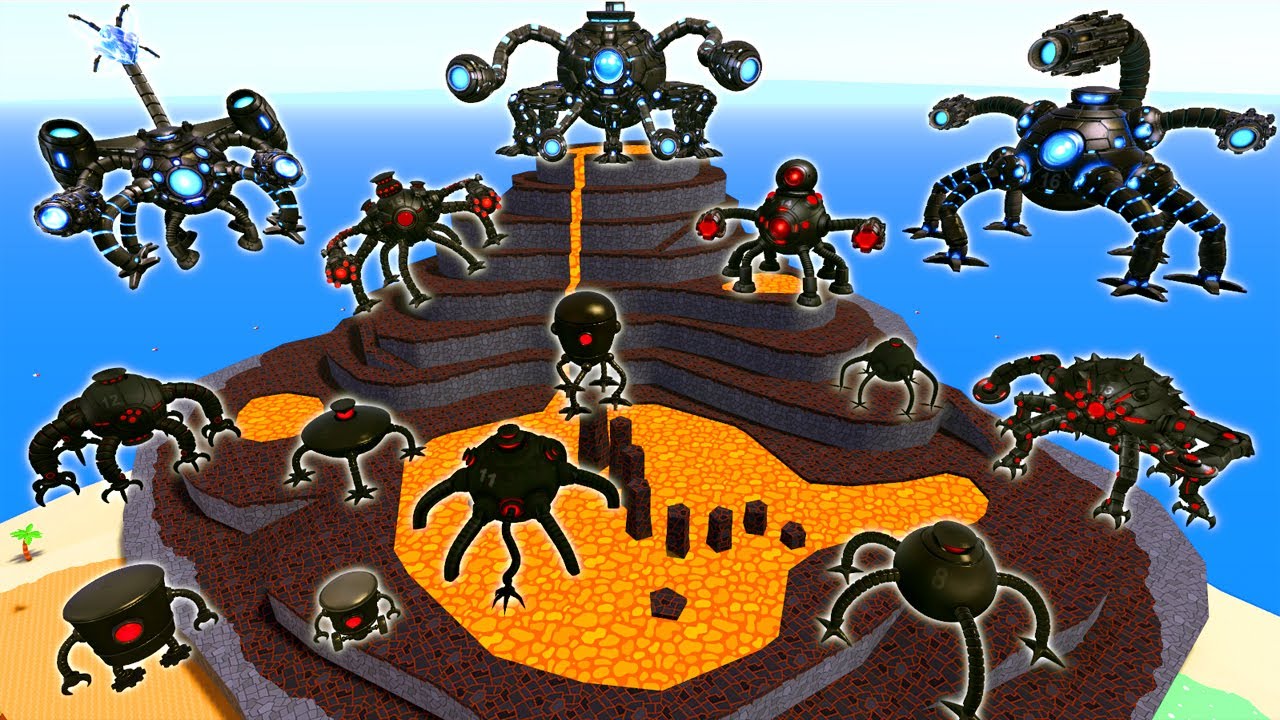 I Found All Omnidroid Robot Family in Candy Land | Garry's Mod Showcase