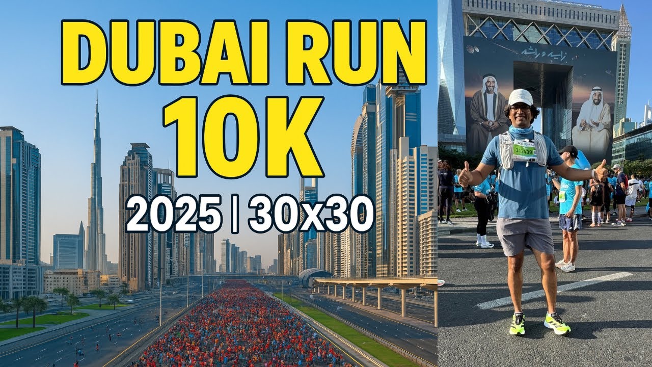 Dubai Run 30×30 – 10K on Sheikh Zayed Road 2025 🏃‍♂️🇦🇪 | Epic Dubai Fitness Challenge Run