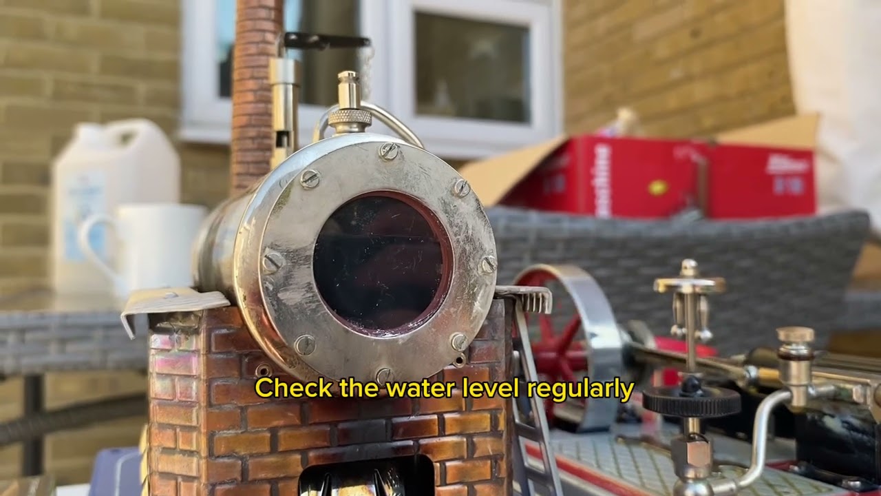 How to operate a Wilesco D16 steam engine
