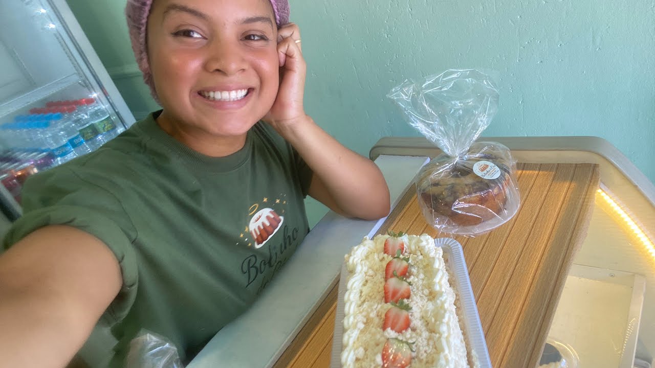 NOVIDADES COM BOLO DE NATA COM MORANGO 🍓 