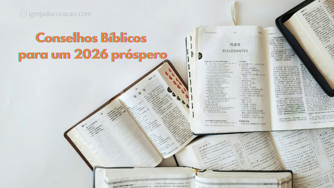Conselhos Bíblicos para um 2026 próspero - Refletir Online