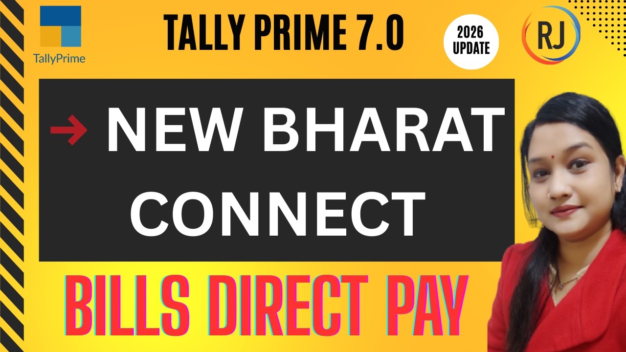 Tally Prime 7.0 Bharat Connect | Direct Bills Payment Feature Explained (2026 Update)