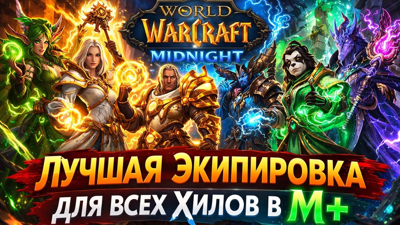 ЛУЧШАЯ ЭКИПИРОВКА ДЛЯ ВСЕХ ХИЛОВ В М+ | WoW Midnight 1 сезон