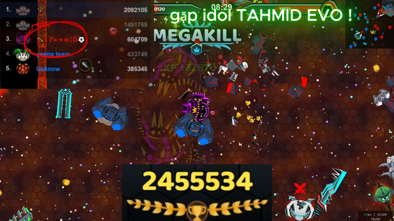 Gặp idol TAHMID EVO! T&ocirc;i lụm 2m4 + 1 pha MEGA KILL!!