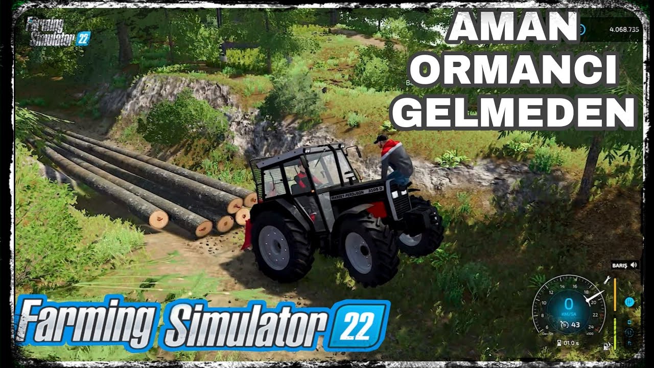 ORMANCI GELMEDEN KESTİĞİMİZ AĞAÇLARI ALMAMIZ LAZIM. AMA NASIL ? / FARMING SIMULATOR 22 ORMAN İŞLERİ