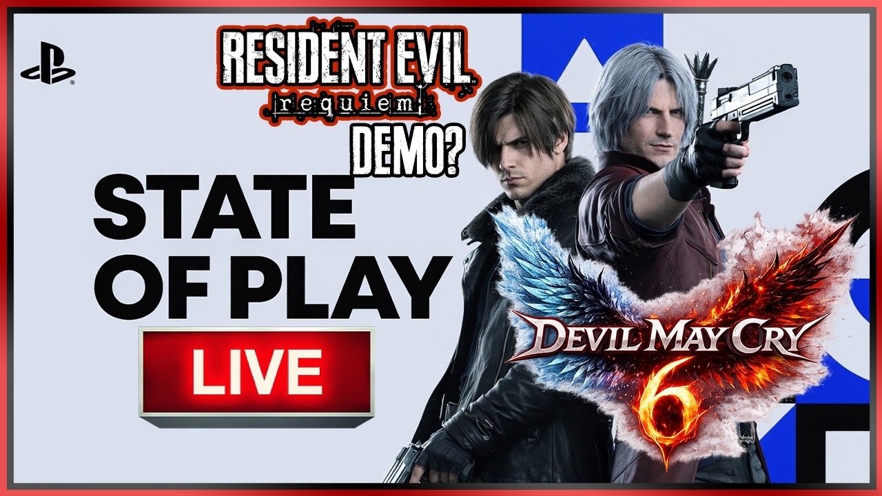 📺 STATE OF PLAY 2026 – LIVE NOW! | Resident Evil Requiem Demo? Devil May Cry 6 Reveal?!