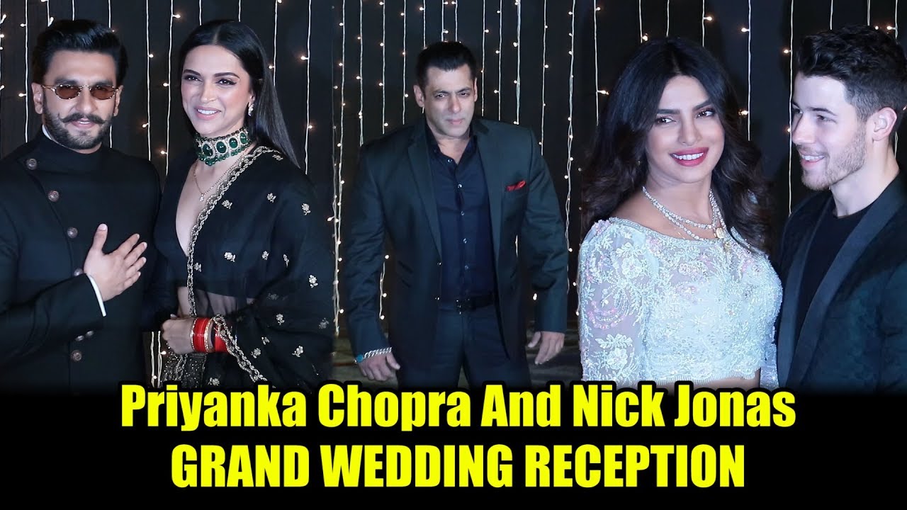 FULL VIDEO Priyanka Chopra And Nick Jonas GRAND RECEPTION PARTY | Salman, Katrina, Ranveer, Deepika
