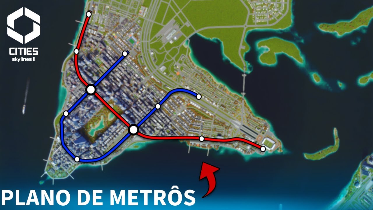 #61 | METRÔ PARA DIMINUIR TRÂNSITO [Cities: Skylines 2]