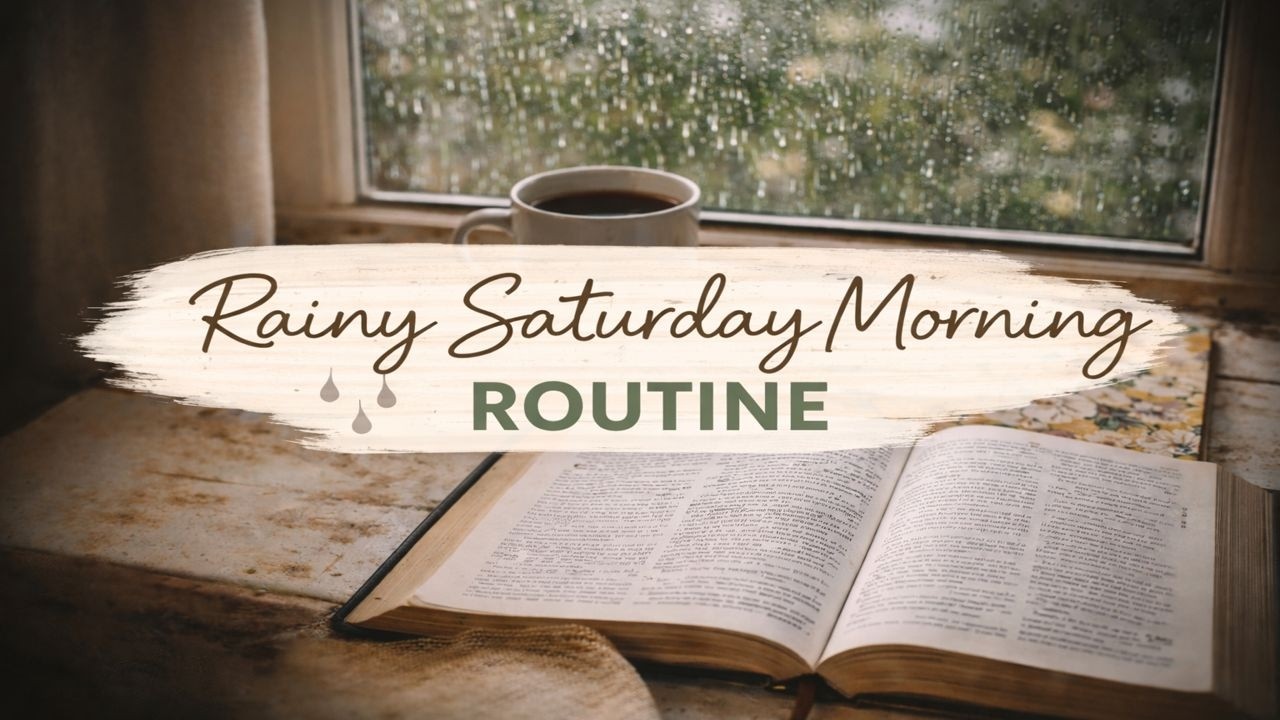 Rainy Saturday Morning Routine