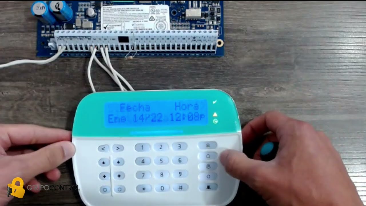 Como configurar zona presente en alarma DSC
