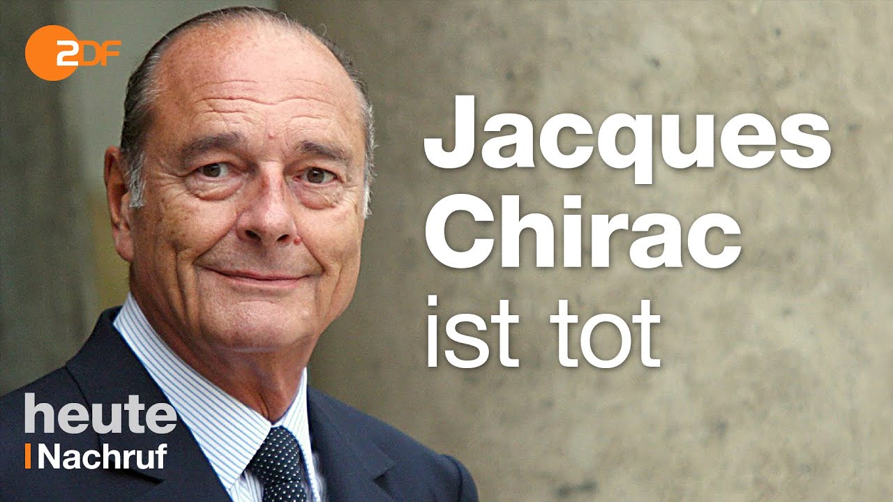 Europäer, Staatsmann, Präsident: Frankreich trauert um Jacques Chirac