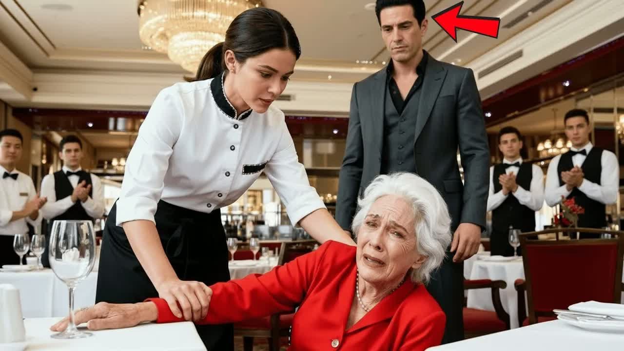 Tutti Deridevano La Cameriera Che Aiutò Un'Anziana Caduta A Terra — Era La Madre Del CEO Miliard