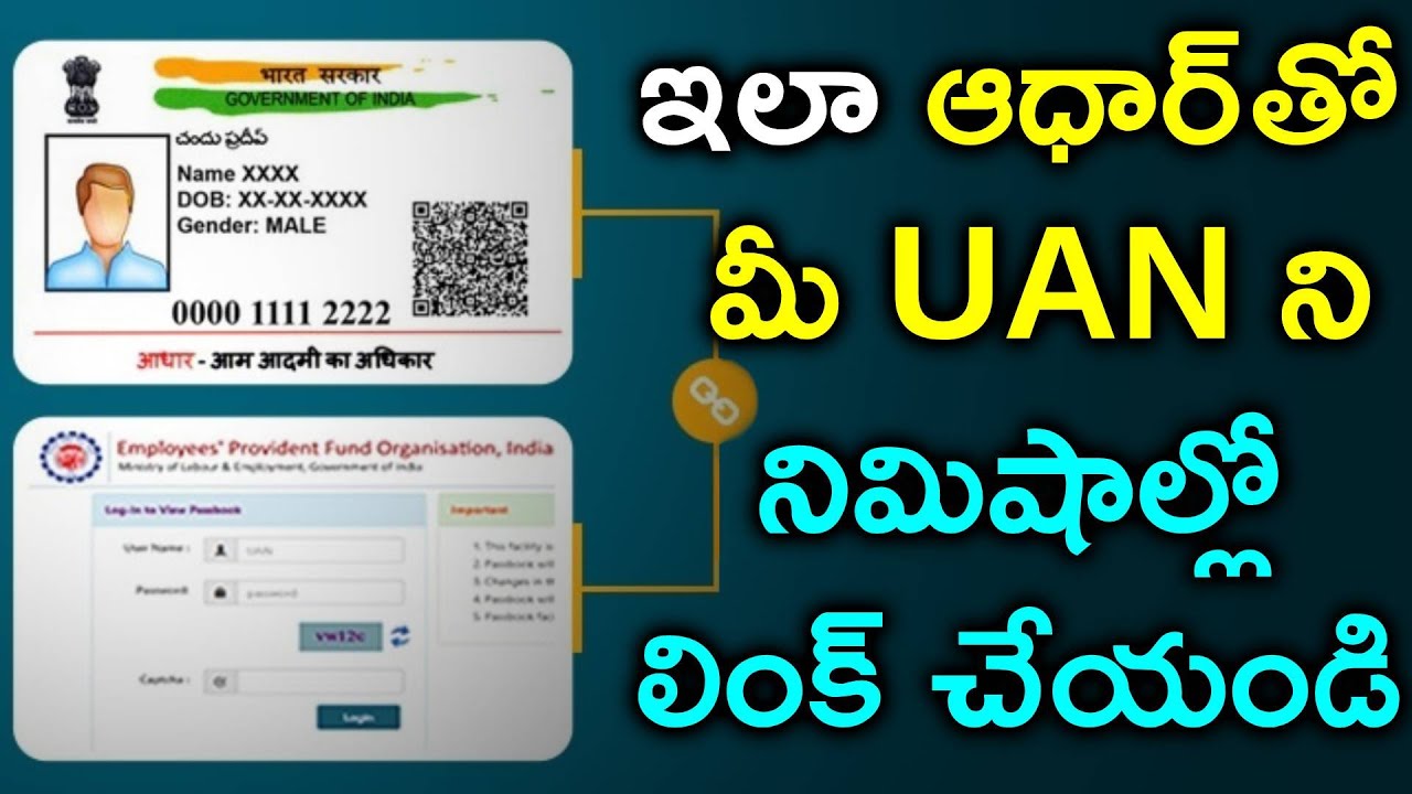 How to Link Aadhaar with EPF/UAN Account | ఆధార్ తో మీ UAN ని లింక్ చేయడం ఎలా అంటే...