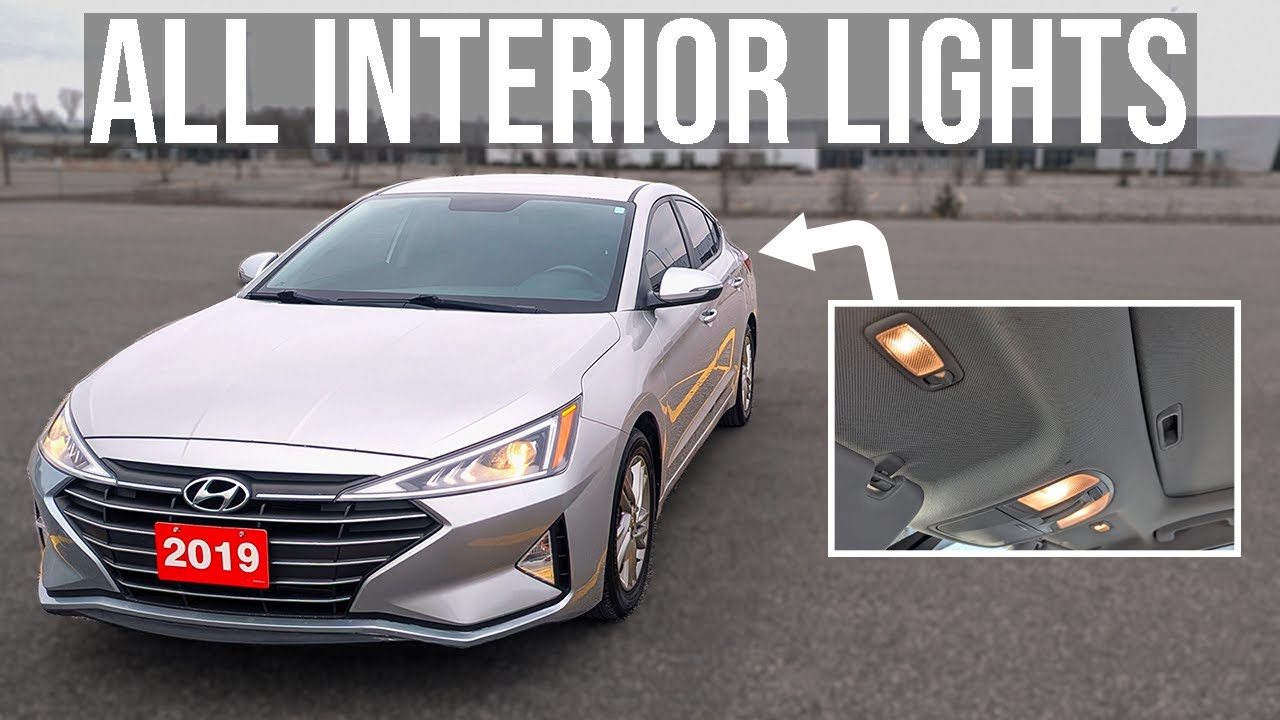 Как заменить лампы освещения салона (ПОЛНОЕ РУКОВОДСТВО) — Hyundai Elantra (2019-2020)