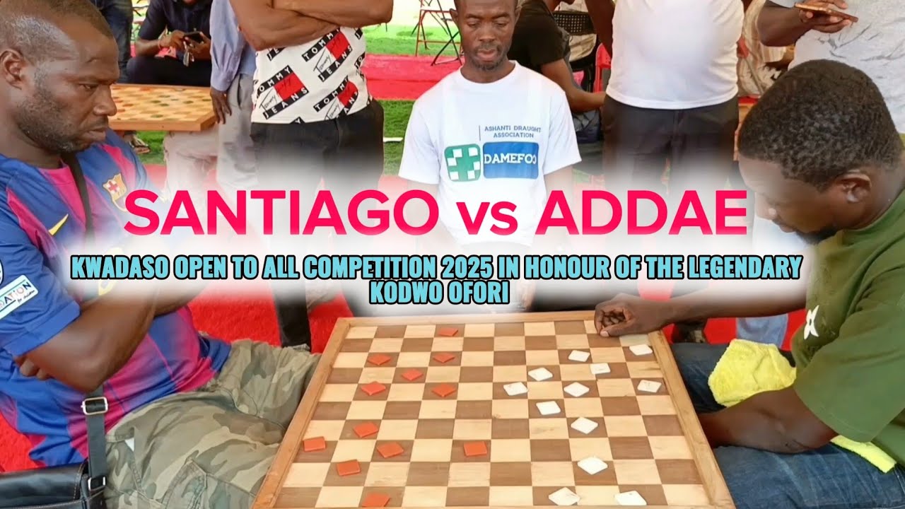 Addae vs Santiago. Kwadaso Open To All Competition 2025. 1st Round