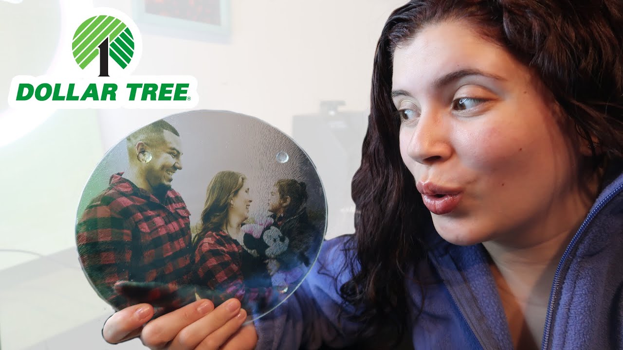 Sublimation on dollar tree glass cutting board using a laminate sheet
