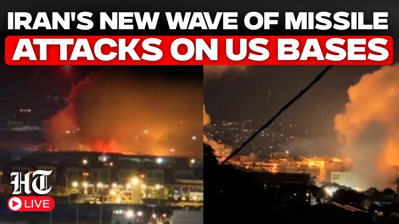 Iran War Live Updates | Iran Announces NEW WAVE OF MISSILE AND DRONE ATTACKS on US Bases | Israel