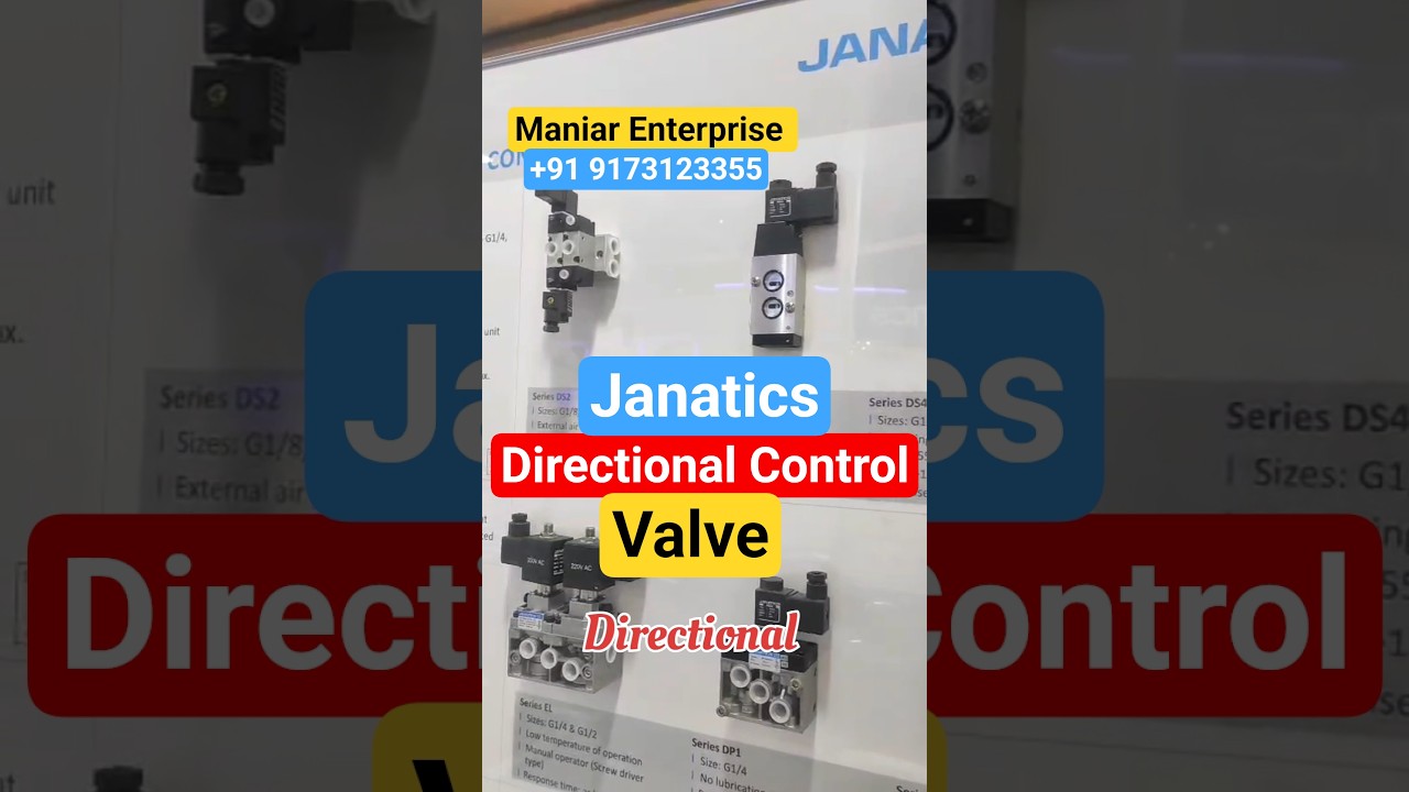 Janatics Directional control valve trader ahmedabad | Spool valve | Poppet valve | Diaphragm valve