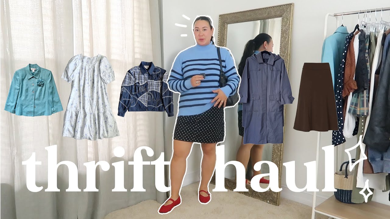 Recent thrifted bits and how I'm styling them 🌟🧥 collective thrift haul + styling on the fly