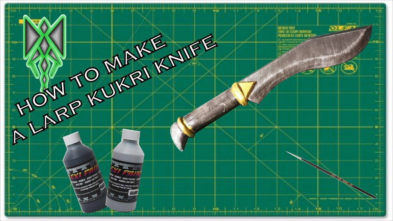 how to make a larp kukri. (part 2)