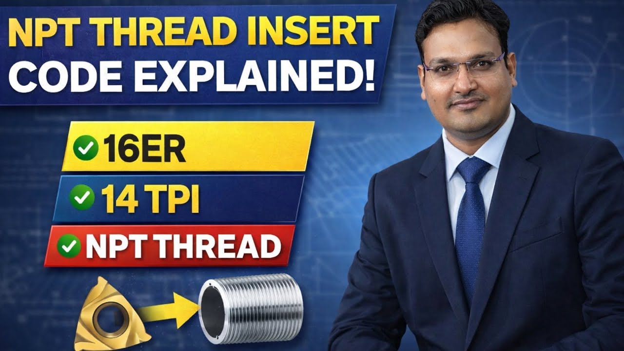 NPT Threading Insert Nomenclature Explained | CNC Pipe Thread Insert Guide - cnc tooling #cnctooling