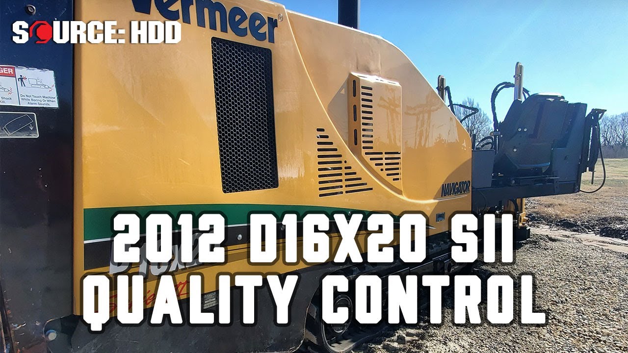 2012 Vermeer D16x20 Series II | SOURCE: HDD