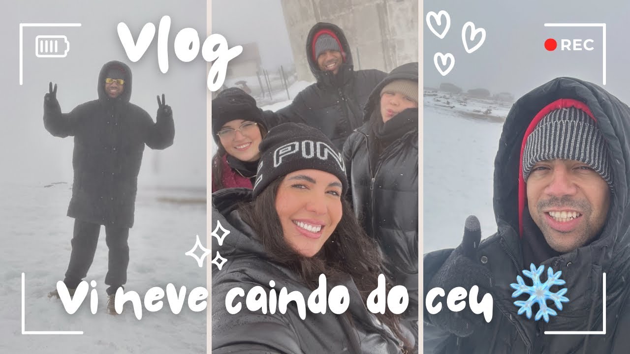 NEVE EM PORTUGAL ? 🇵🇹 VLOG NA SERRA DA ESTRELA ❄️