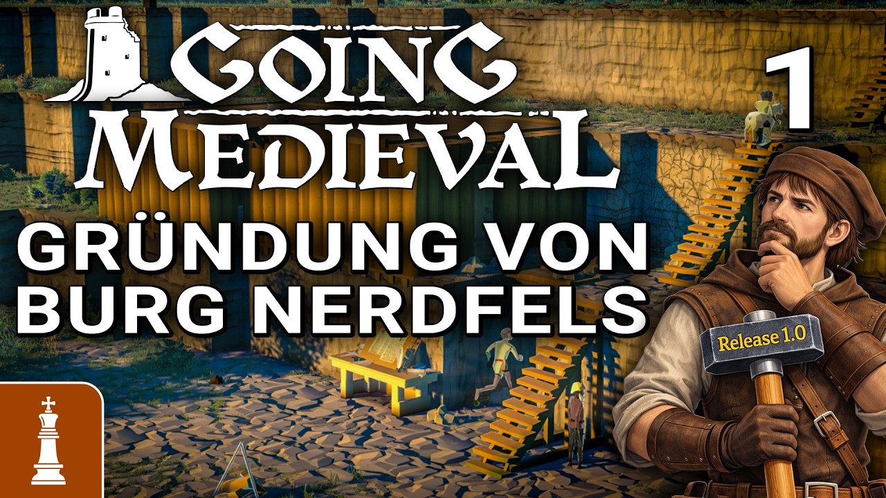 Gründung von Bergfestung Nerdfels ♚ Let's Play Going Medieval Release 1.0 #1 | deutsch