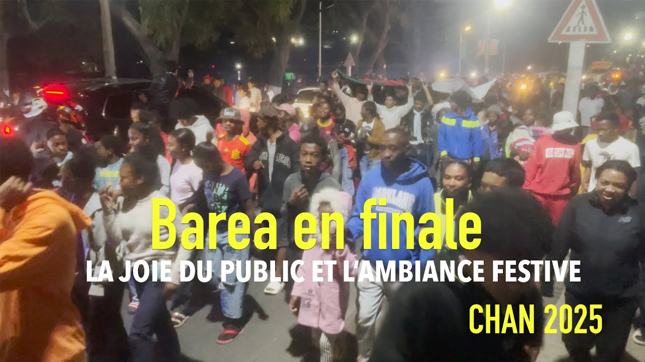 “Barea en Finale ! La joie du public et l’ambiance festive.”
