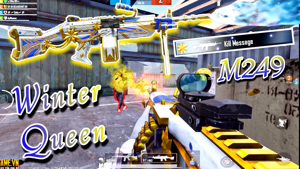 Upgrade Full M249 - Winter Queen | Pubg Mobile