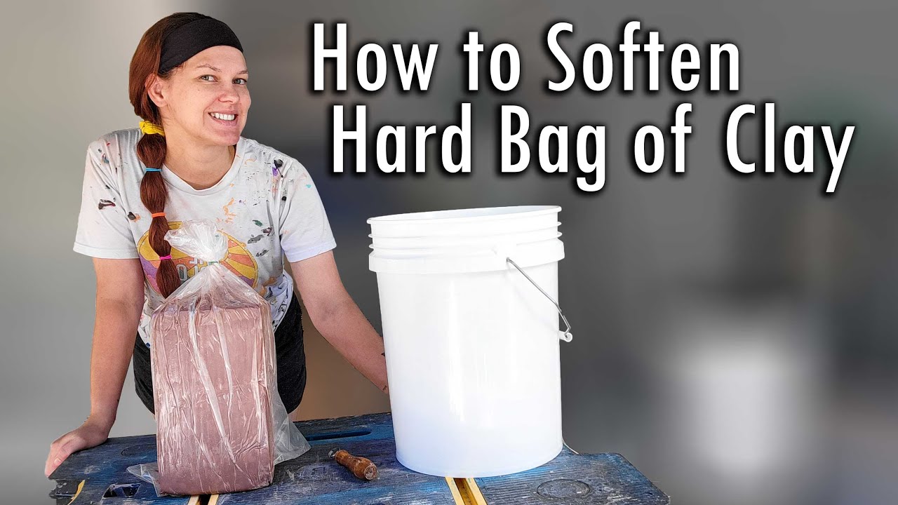 How to Soften a Hard Bag of Clay | Make Clay Soft Again for Throwing