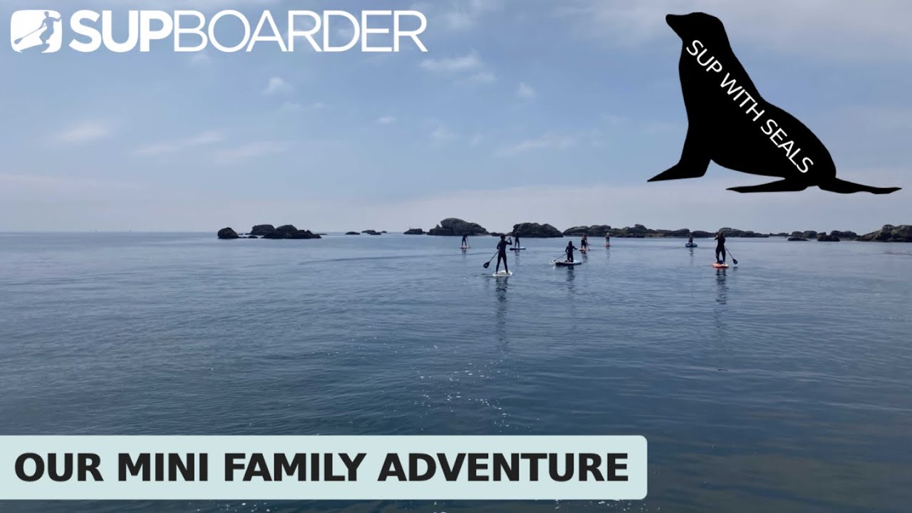 A SUP trip to seal Islands in France