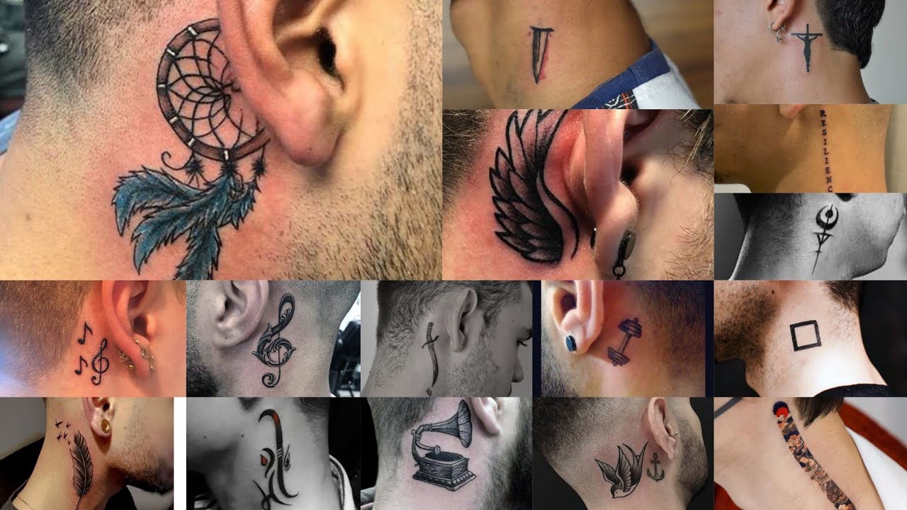 Random neck tattoos - Neck tattoos 2022 - Neck tattoos for men
