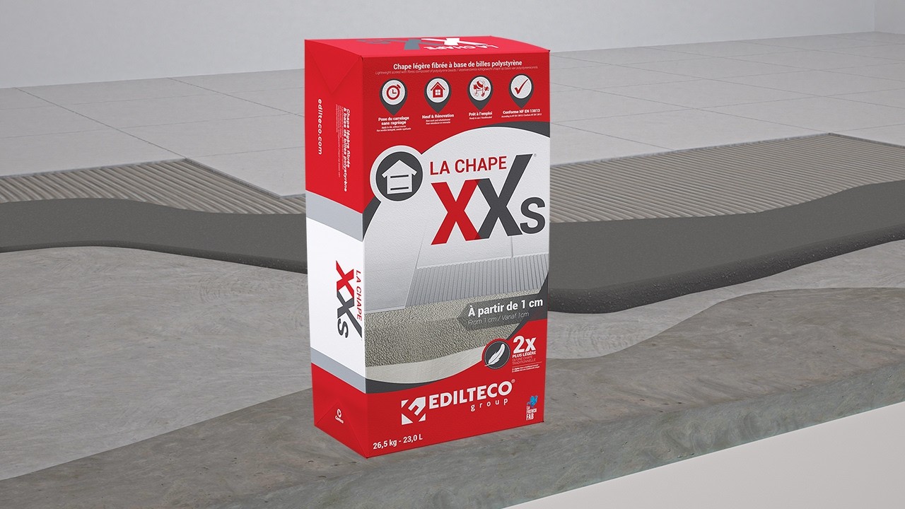 Mise en œuvre de la Chape XXs® - EDILTECO® France