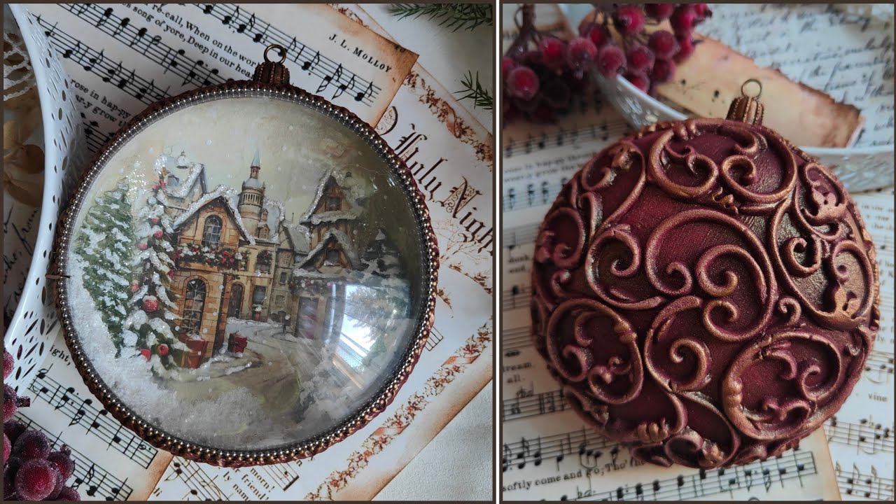 Winter medallion 🌲 Christmas tree ornament 🌲